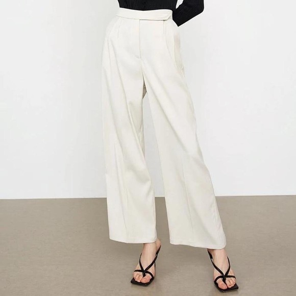 J.ING Cream Trousers - Picture 1 of 4